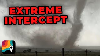 INSANE Oklahoma tornado CLOSE RANGE INTERCEPT [upl. by Aynotahs390]