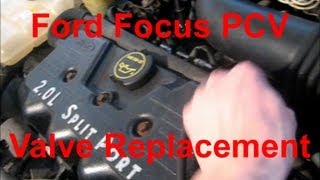 How to Replace Ford Focus PCV Valve [upl. by Hodgkinson742]