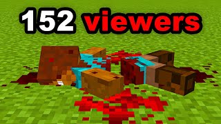 Every Viewer Minecraft Gets More Scary [upl. by Aidas]