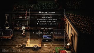 Octopath Traveler 2 Inventor Hastening Hammer Guide  Great Blade Soldiers Bow Guardians Axe [upl. by Raamal]