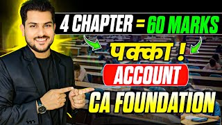 CA Foundation Account ABC Analysis For Jan 25  Founation Account 90 Strategy [upl. by Annahsor]