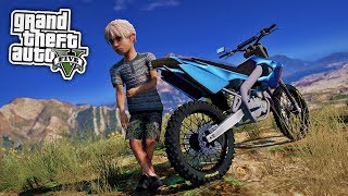 Sohnemann KAUFT sich eine ENDURO 😮  GTA 5 Real Life Mod [upl. by Swanhildas]