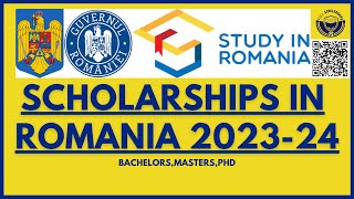 Government of Romania Fully funded Scholarships 20232024  Study Free in Romania [upl. by Lovash]