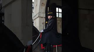 Kings Troop Royal Artillery Takes Over from Regular Guard at Horse Guards Parade [upl. by Mihcaoj]