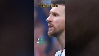 Argentina Vs France FIFA world cup 2022 shorts Football Messi cr7 [upl. by Zerline]