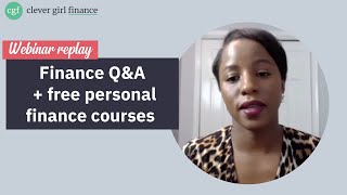 Finance QampA amp Free Online Finance Courses QampA [upl. by Orsa]