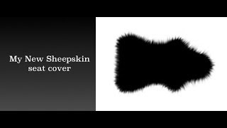 Sheepskin Motorcycle Seat Cover [upl. by Mcclish148]