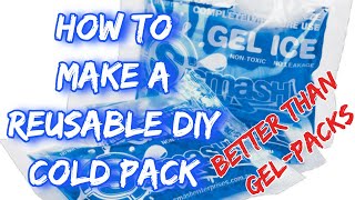 How To Make a Reusable DIY Cold Pack [upl. by Jessee]