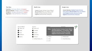 Top 5 ways to show ACTIVE FILTERS in Power BI [upl. by Ilyak841]