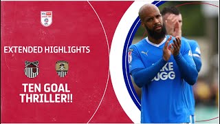 🚨 TEN GOAL THRILLER  Grimsby Town v Notts County extended highlights [upl. by Nonnad785]