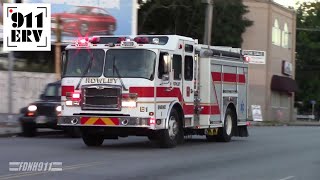 Rowley Engine 1 and Newburyport Ladder 2 Responding [upl. by Amehr]