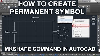 202 EXPRESS TOOLTOOLSMAKE SHAPE MKSHAPE HOW TO CREATE PERMANENT SHAPE IN AUTOCAD [upl. by Cressy]