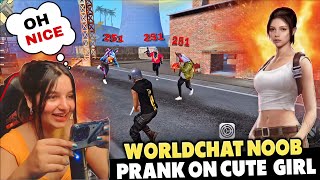 World Chat Noob Prank With Angry Girl [upl. by Sivia626]