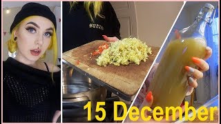 15 December Ginger Shots Recipe and How I Do It Grocery Shopping amp New Nails [upl. by Seline]