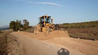 WORK WITH GRADER WITH TWO BLADES [upl. by Notsirk248]