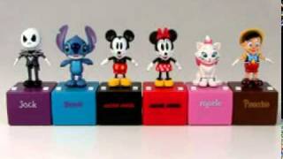 Buzztoyshop Little Taps Pop n Step Disney Music Figures [upl. by Sirtaeb]