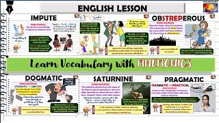 Mnemonics Learn and understand English Vocabulary effortlessly [upl. by Eldoria]