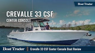 2022 Crevalle 33 CSF Center Console Fishing Boat Review [upl. by Kcirddet642]