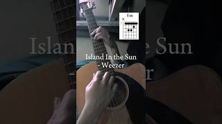 Island In the Sun  Weezer  Guitar Chords amp Tab [upl. by Borlow619]