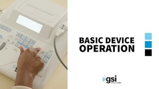 Tympanometer amp Audiometer  GSI 39 Tutorial  Chapter 3  Basic Device Operation [upl. by Aubrey25]