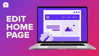 ✏️ How to Edit a WordPress Homepage Easily amp Effectively 🏠 [upl. by Orianna]