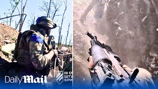 3rd Assault Brigade capture Russian trench in Kharkiv region [upl. by Issirk]