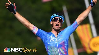 Hugo Houle dedicates his Tour de France stage win to late brother Pierrick  Cycling on NBC Sports [upl. by Gemperle]