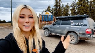 I REACHED THE NORTH  Solo Overland Expedition  Secret Campsite On Alaska Highway [upl. by Yesmar]