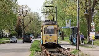 Gotha Wagen in Woltersdorf  Straßenbahn am Rande Berlin´s in Woltersdorf [upl. by Sug]