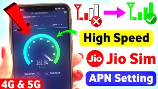 Jio APN Settings 😱🔥  Jio Network Problem  Jio Net Slow Problem  Jio Sim Network Problem  Jio APN [upl. by Stubbs]