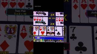 4 Aces Greatest Hits Part 1 Video Poker casino poker gambler  casinogames casinodeano [upl. by Yllek706]