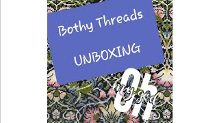 Cross Stitch Kit UNBOXING  quotBell Flowerquot by William Morris  Bothy ThreadsWise Badger UK [upl. by Ariaic153]