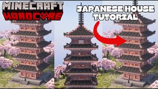 The BEST Minecraft Japanese House Tutorial for Beginners Like You [upl. by Allayne]