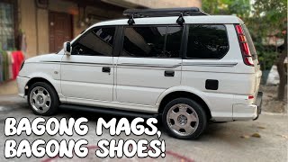 BAGONG MAGS BAGONG SHOES MITSUBISHI ADVENTURE  ARIVO ARZ4 21570R17 [upl. by Llarret91]