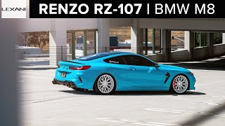 BMW M8 on Renzo RZ107 by Lexani [upl. by Susi]