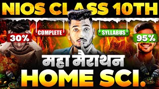 NIOS Class 10th Home Science Most Important Questions with Solutions  Pass 100  NO Fail [upl. by Lamhaj]