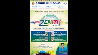 GAUTHAMI SCHOOL ZENITH 2024 ANNUAL FEST [upl. by Uird]