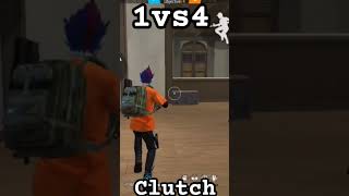 1vs4cluth impossible ☠️ freefire ffshorts [upl. by Simonetta495]