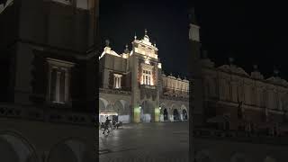 Krakow Square at night [upl. by Novyaj]