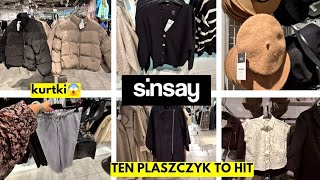 SINSAY ❗️ DUZO NOWOSCI 😱 KURTKI ZIMOWE SA HITEM ❗️🤩PLASZCZ ✨️BLUZKI✨️BUTY✨️ [upl. by Schubert]