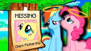 Angel My Little Pony Find Giant Fluttershy in Minecraft [upl. by Ahsimot773]