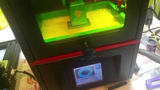 Anycubic Photon  freezing and restarts after a first layer  Zatuhnutí a restarty po první vrstvě [upl. by Ialokin]