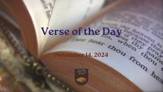 Verse of the Day  November 14 2024 [upl. by Olag]