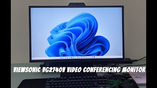 ViewSonic VG2740V 27 inch IPS Video Conferencing Monitor [upl. by Repotsirhc3]