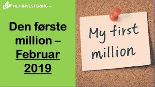 Den første million  Februar 2019 [upl. by Shari]