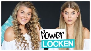 POWER LOCKEN mit BILLIG LOCKENSTAB  COCO [upl. by Knudson]