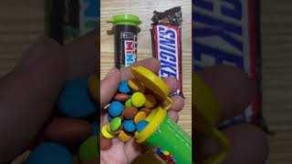 Snickers Chocolate and Bunnties somelotsofcandiessweetland chocolatebar asmr candybar [upl. by Esadnac]