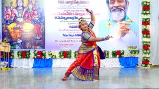 Classical Dance  Song  Samavedam Shanmukha Sharma classical dance telugu 2024trending [upl. by Urbano]