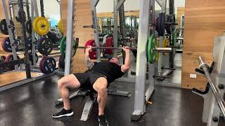 How to do the Flat Chest Press Smith Machine [upl. by Lindly60]