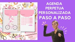 📝 Cómo hacer una agenda PERSONALIZADA hermosa  fácil y RÁPIDO 🌸RECICLA y reutiliza  diseños Canva [upl. by Mychael]